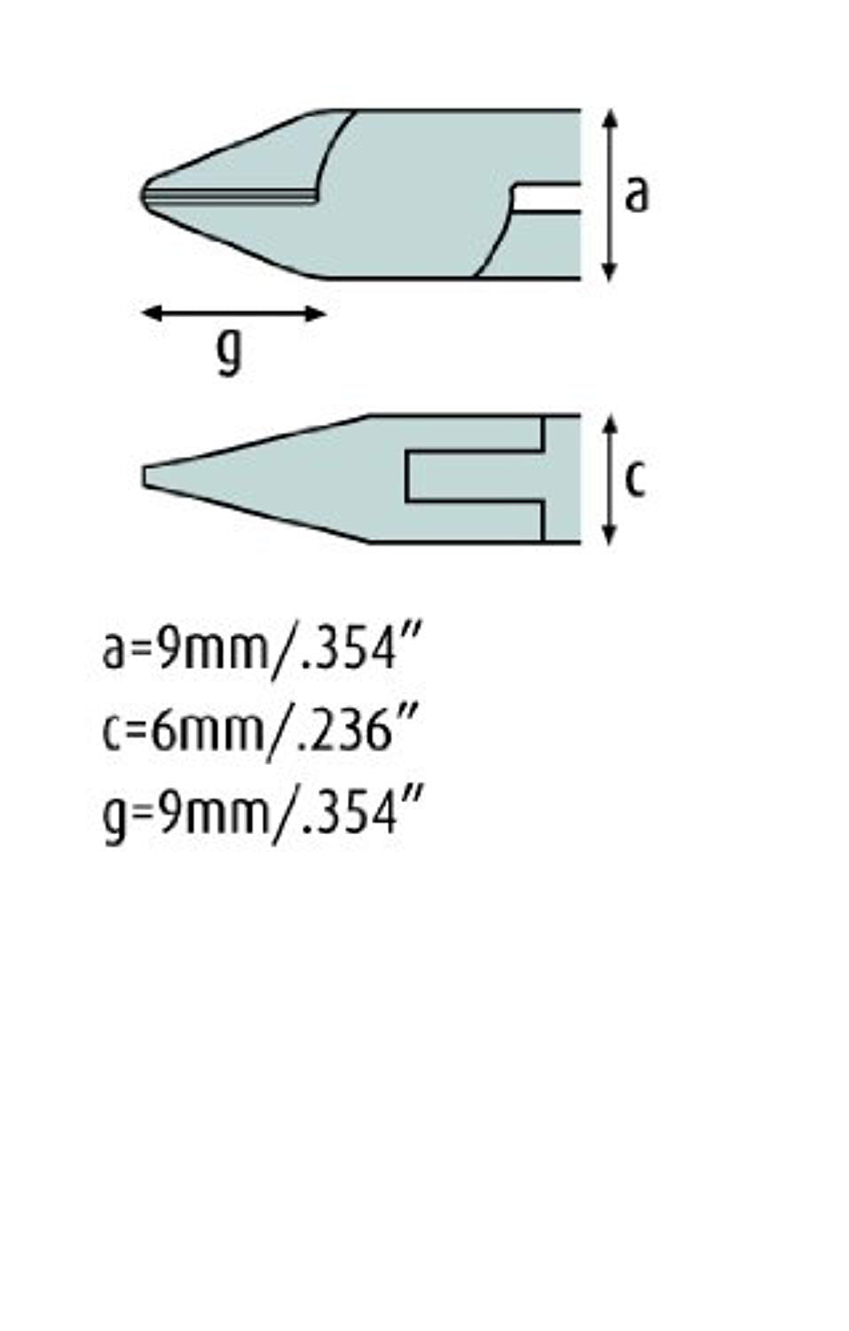 Seitenschneider 120mm spitzer Kopf mit  Schneid-Wate 3121HS22