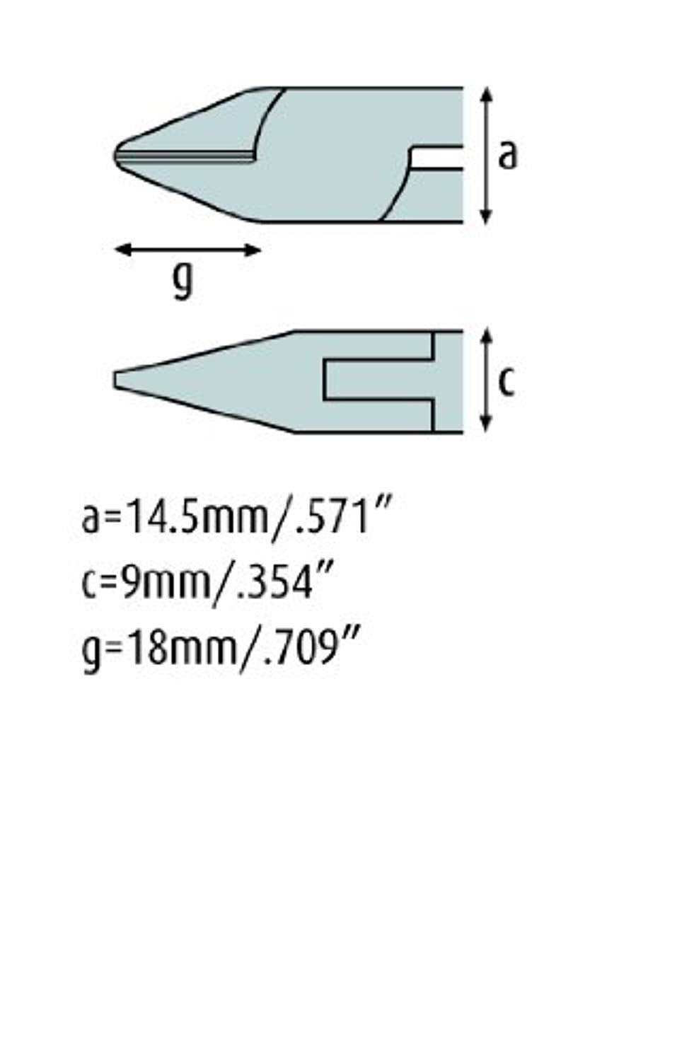 Seitenschneider 140mm kräftiger, spitzer Kopf mit feiner Schneid-Wate 3322HS22