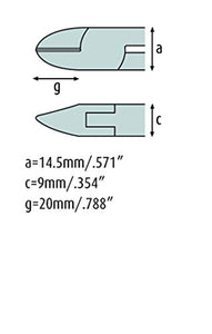 Seitenschneider 140mm ovaler Kopf mit Drahthalter, kräftige Ausführung mit Schneid-Wate 3311HS22