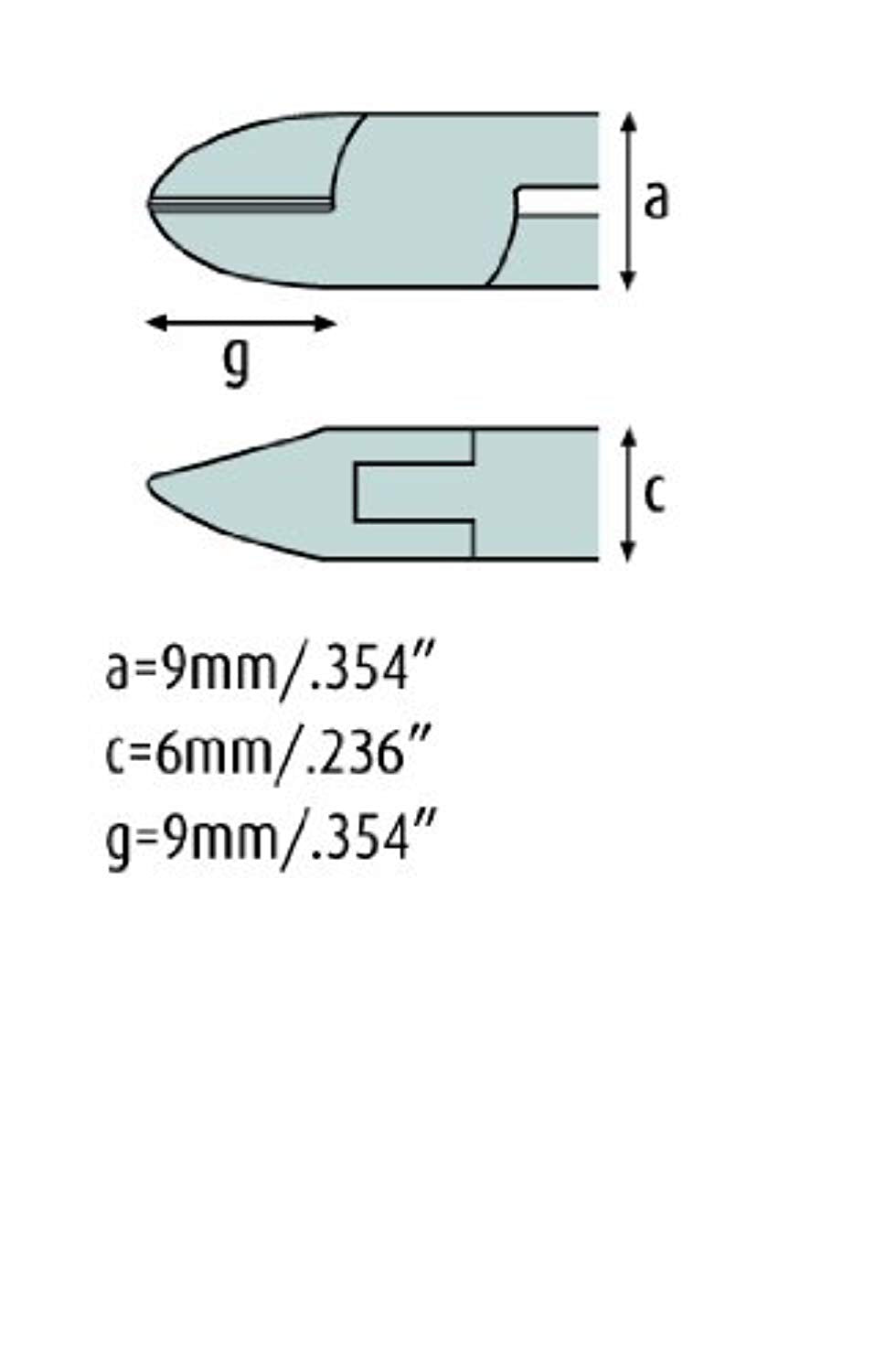 Seitenschneider 120mm ovaler Kopf mit Drahthalter völlig ohne Schneid-Wate 3113HS22