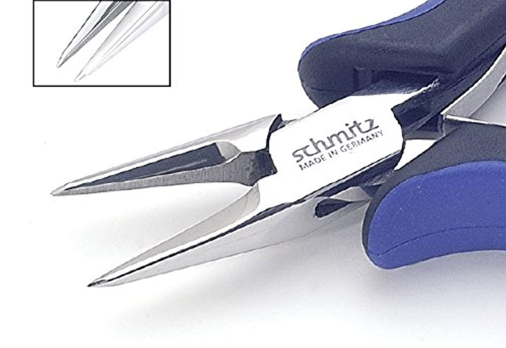Spitzzange 130mm gerade, kurze Greif-Backen Ultrafeine Präzisionsspitzen 4217HS22