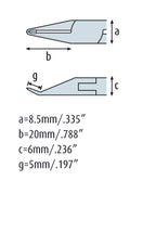 Spitzen-Schrägschneider 130mm, mit feiner Schneid-Wate 3542HS22