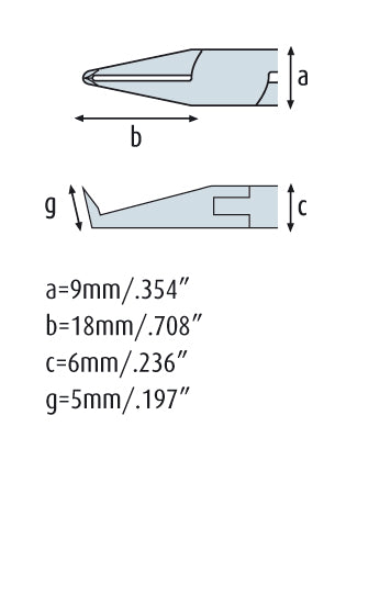 Winkelschneider 130mm, mit feiner Schneid-Wate 3562HS22