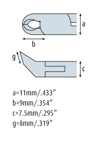 Schrägschneider 125mm, mit feiner Schneid-Wate 3615HS22
