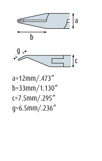 Spitzen-Schrägschneider 150mm, Feine Wate 3625HS22