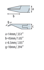 Spitzen-Schrägschneider 170mm, feine Wate 3645HS22