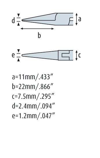 Rundzange 140mm kräftige Greif-Backen mit Verzahnung 4332HS22
