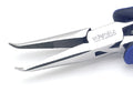Spitzzange 155mm gebogene, lange Greif-Backen ohne Verzahnung 4415HS22